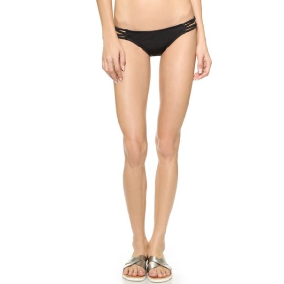 Eberjey Black Cutout Cheeky Swimsuit Bottoms - Picture 4 of 8